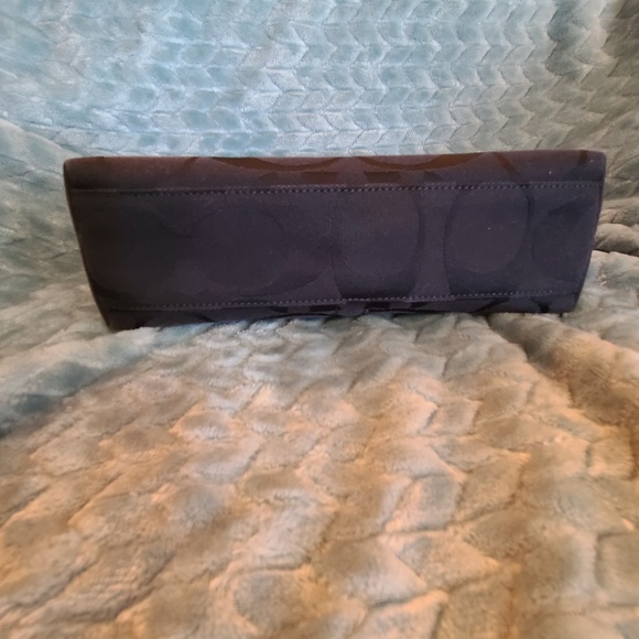 SOLD Coach Signature Stripe East West Monogram Handbag EUC - Picture 5 of 15